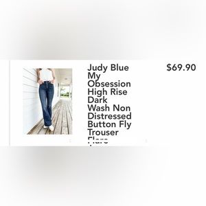 Judy Blue high rise wide leg jeans